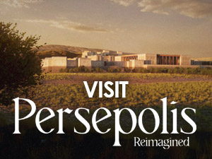 Getty Persepolis Reimagined Button