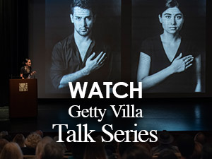 Getty Talk Series Button