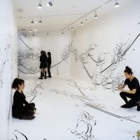 003 ART IRAN Falling Into Language Opening Celebration