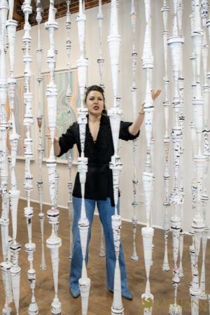 009 ART IRAN Falling Into Language Opening Celebration