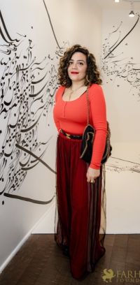 037 ART IRAN Falling Into Language Opening Celebration