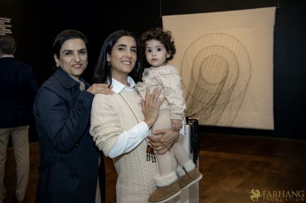 038 ART IRAN Falling Into Language Opening Celebration