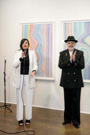 045 ART IRAN Falling Into Language Opening Celebration