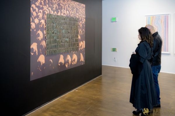 047 ART IRAN Falling Into Language Opening Celebration