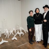 050 ART IRAN Falling Into Language Opening Celebration