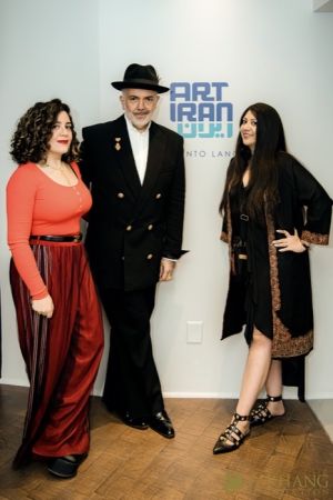 053 ART IRAN Falling Into Language Opening Celebration