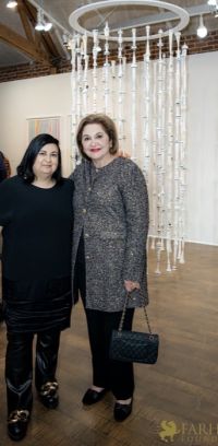 068 ART IRAN Falling Into Language Opening Celebration