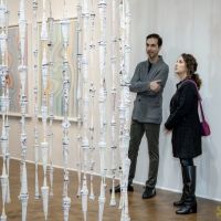 070 ART IRAN Falling Into Language Opening Celebration