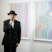 073 ART IRAN Falling Into Language Opening Celebration