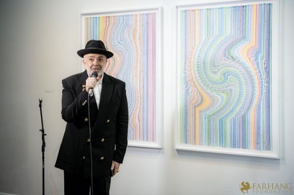 073 ART IRAN Falling Into Language Opening Celebration