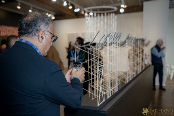 074 ART IRAN Falling Into Language Opening Celebration