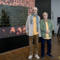 077 ART IRAN Falling Into Language Opening Celebration