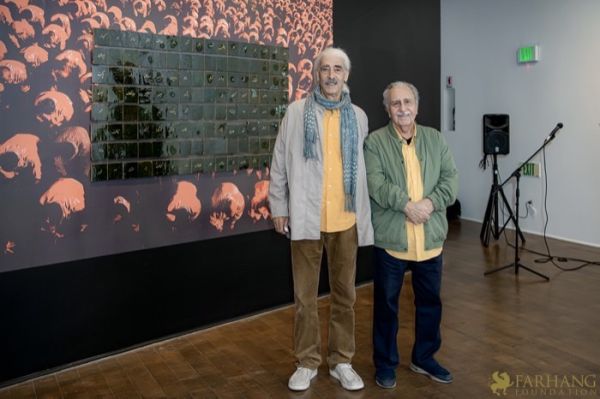 077 ART IRAN Falling Into Language Opening Celebration