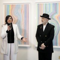 081 ART IRAN Falling Into Language Opening Celebration