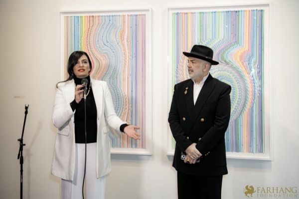 081 ART IRAN Falling Into Language Opening Celebration