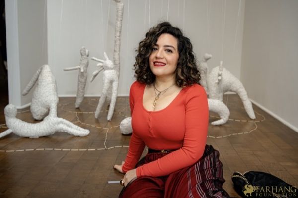 092 ART IRAN Falling Into Language Opening Celebration