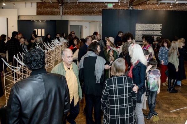 097 ART IRAN Falling Into Language Opening Celebration