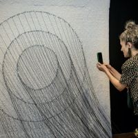 104 ART IRAN Falling Into Language Opening Celebration