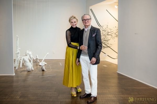 108 ART IRAN Falling Into Language Opening Celebration