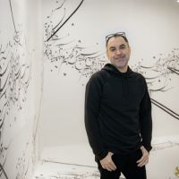 110 ART IRAN Falling Into Language Opening Celebration