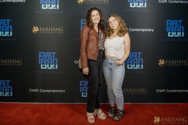 111 ART IRAN Falling Into Language Opening Celebration