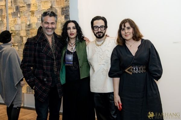 126 ART IRAN Falling Into Language Opening Celebration