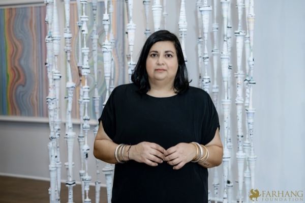 132 ART IRAN Falling Into Language Opening Celebration