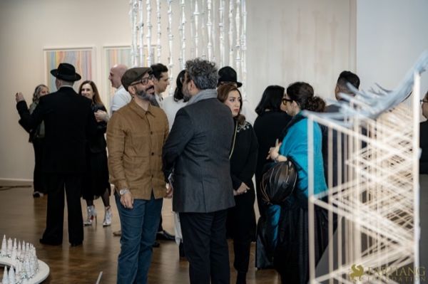 133 ART IRAN Falling Into Language Opening Celebration