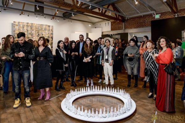 138 ART IRAN Falling Into Language Opening Celebration