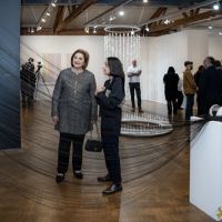 139 ART IRAN Falling Into Language Opening Celebration