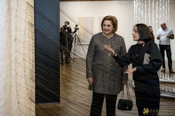 140 ART IRAN Falling Into Language Opening Celebration