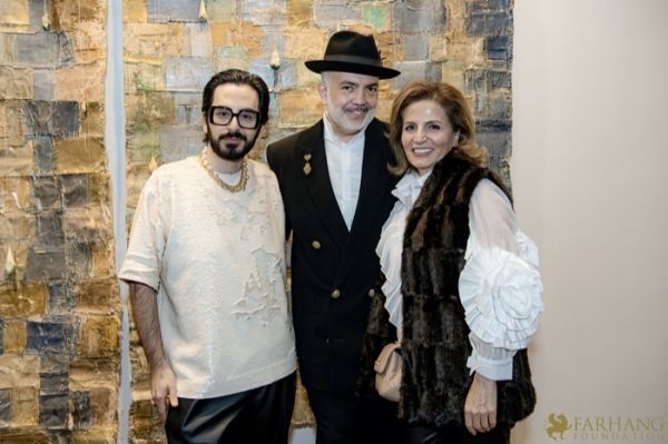 145 ART IRAN Falling Into Language Opening Celebration