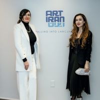 146 ART IRAN Falling Into Language Opening Celebration