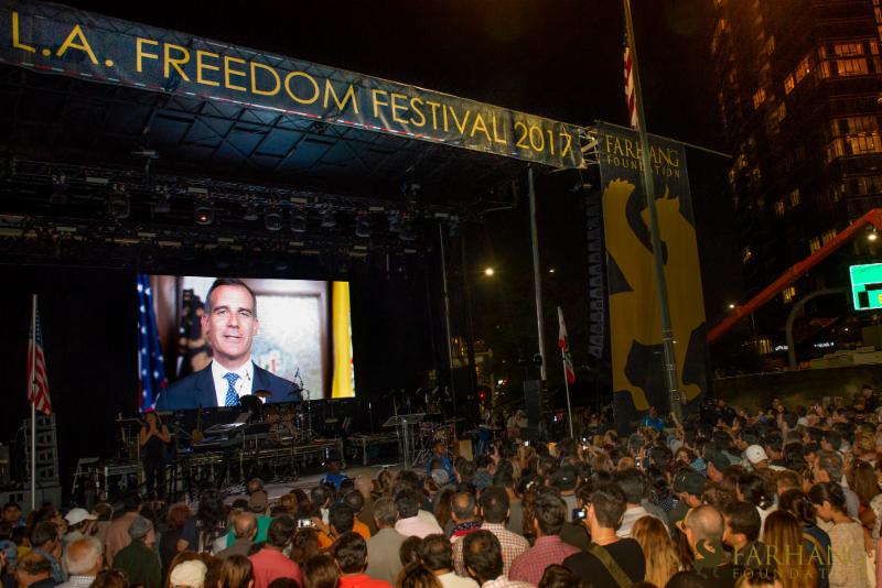 Freedom Festival Mayor Eric Garcetti