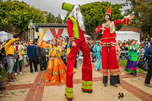 Stilt walkers