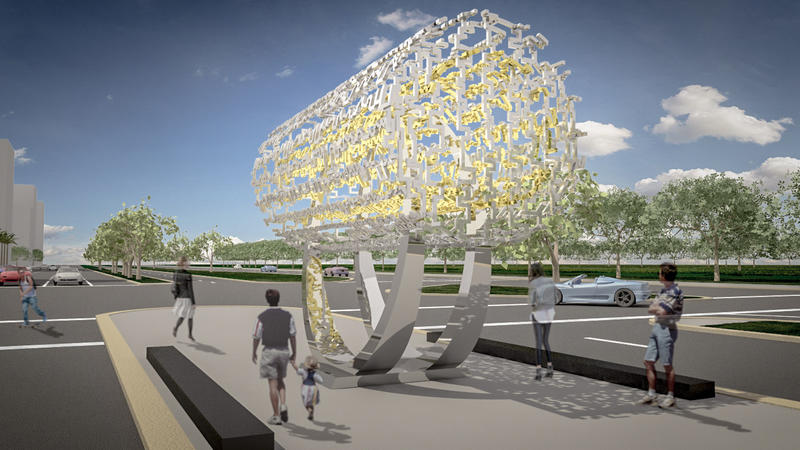 freedomSculpture LAT article